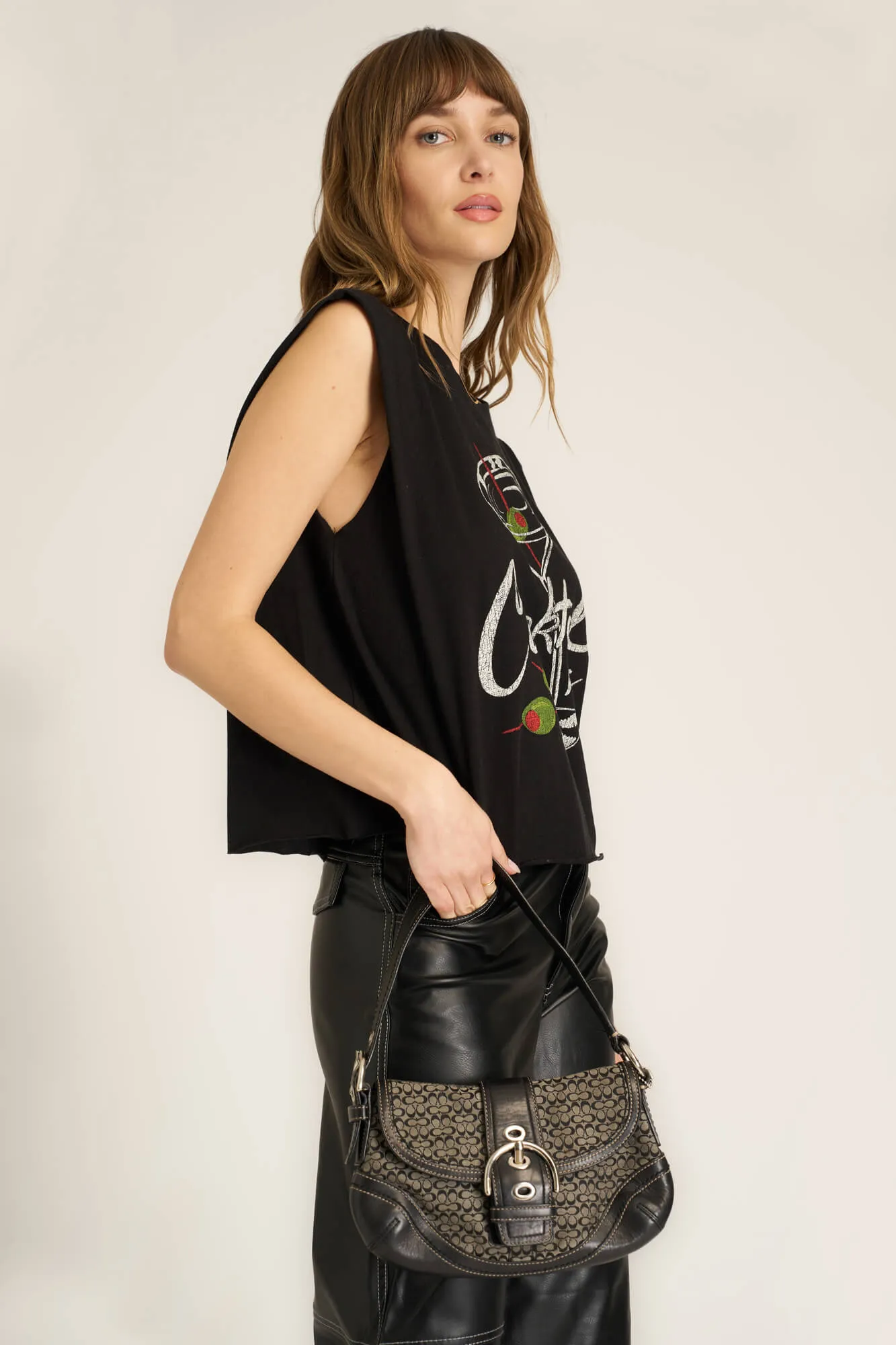 Cocktail Hour Tank - Black