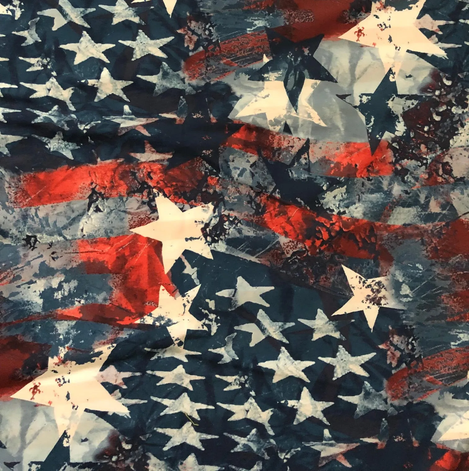 DRAWSTRING SHORTS STARS & STRIPES/ BLUE STARS