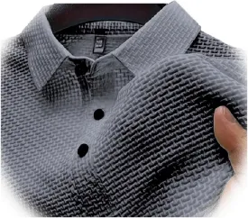 Elavure - The Prestigio Polo Shirt, Men's Short Sleeve Solid Stretch Cotton Pique Polo Shirt Quick Dry Casual Workout