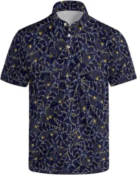 Funny Golf Shirts for Men Moisture Wicking Men's Fun Golf Polo Shirts Quick-Dry Polo Shirts Short Sleeve