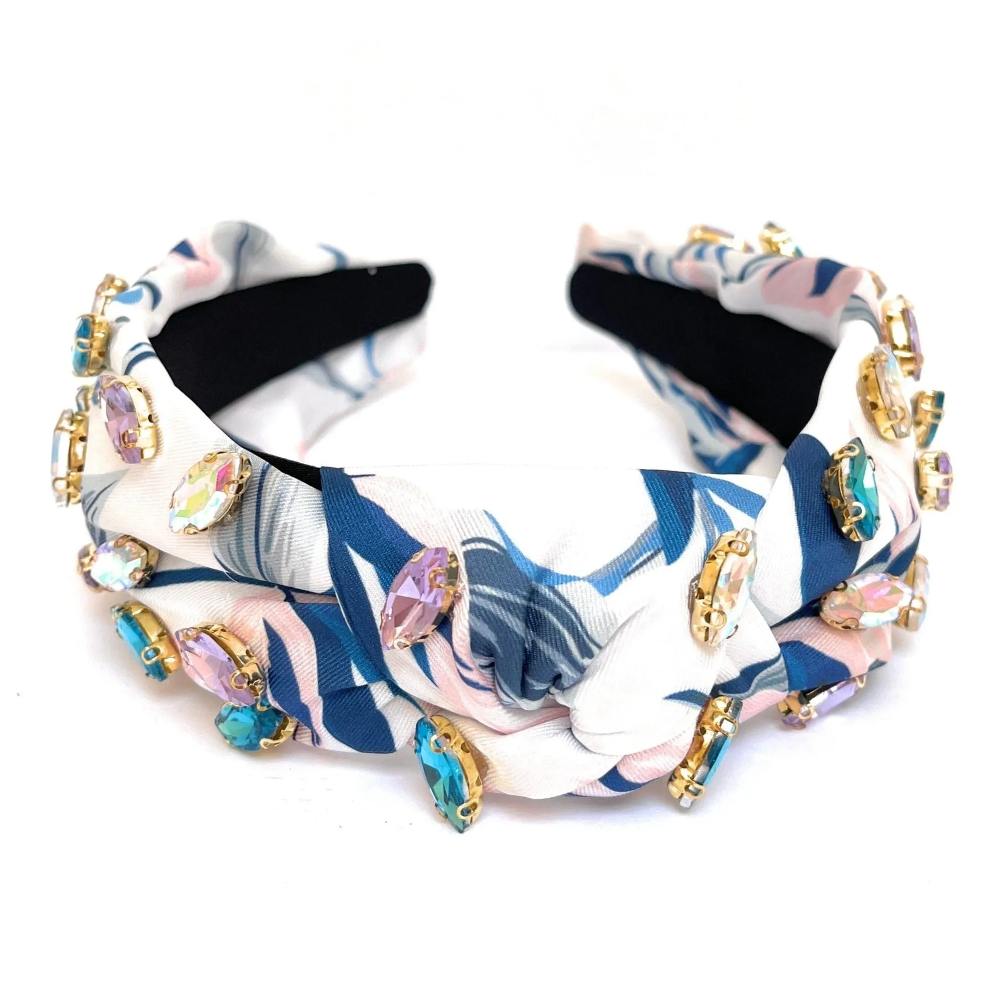 Grace Jeweled Knotted Headband