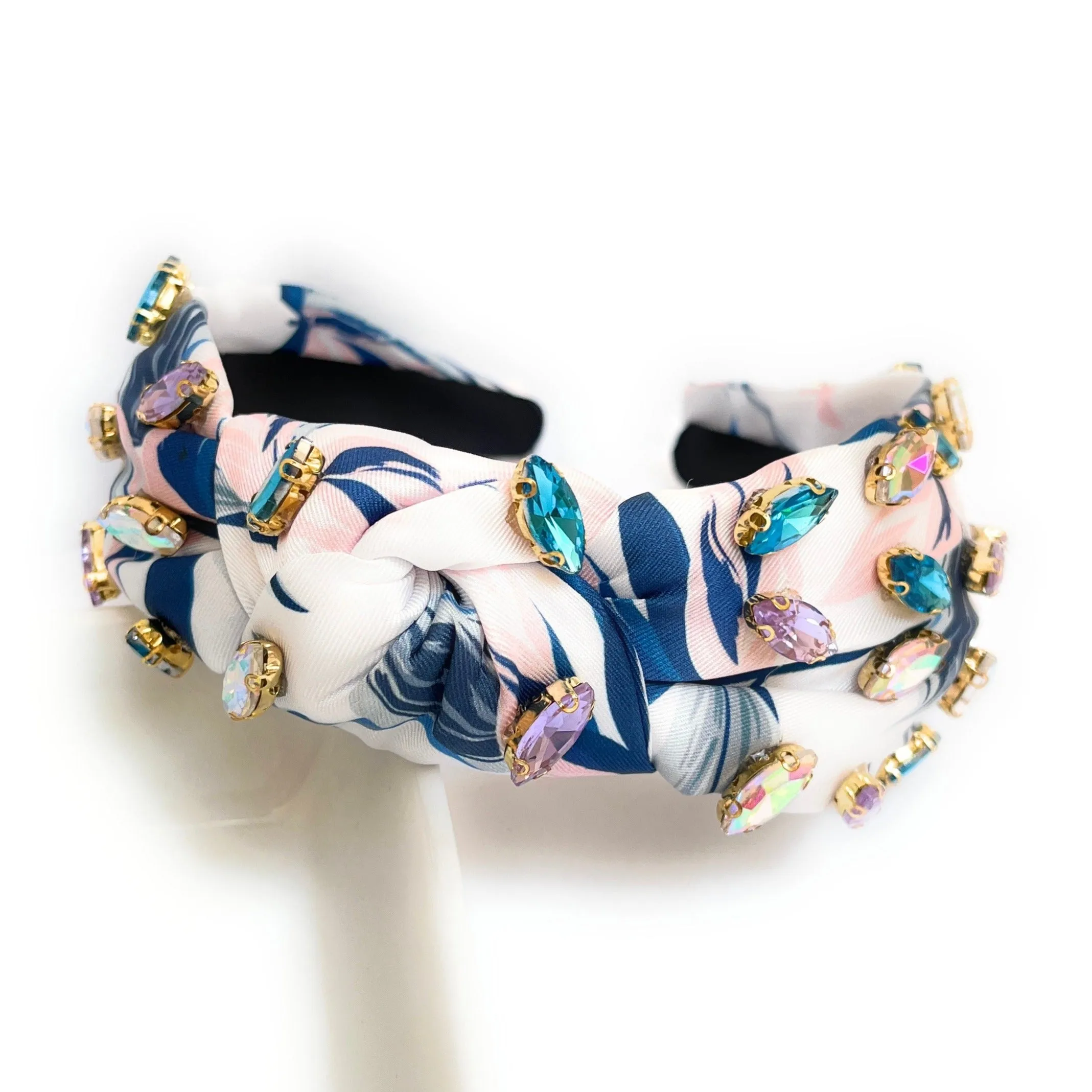 Grace Jeweled Knotted Headband