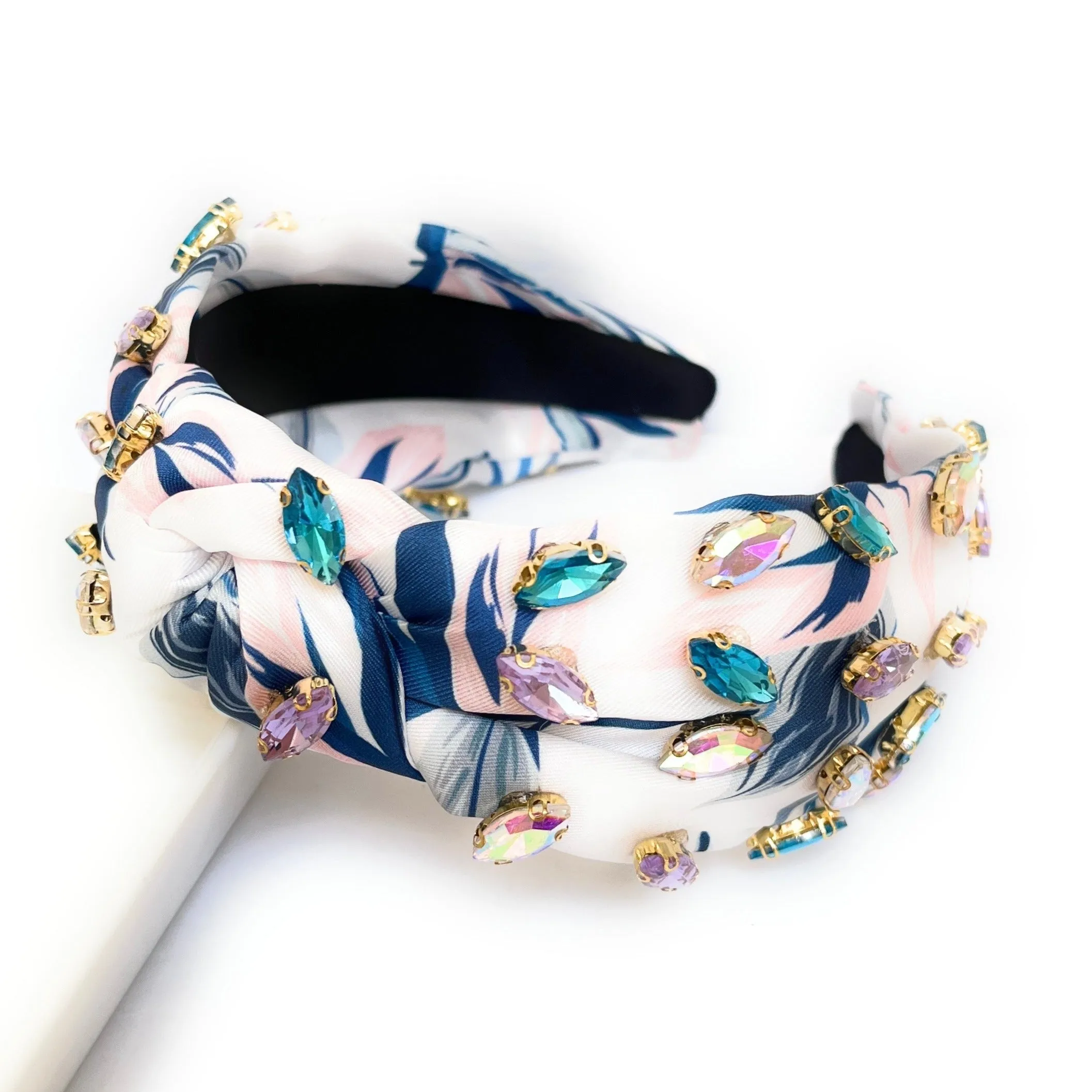 Grace Jeweled Knotted Headband