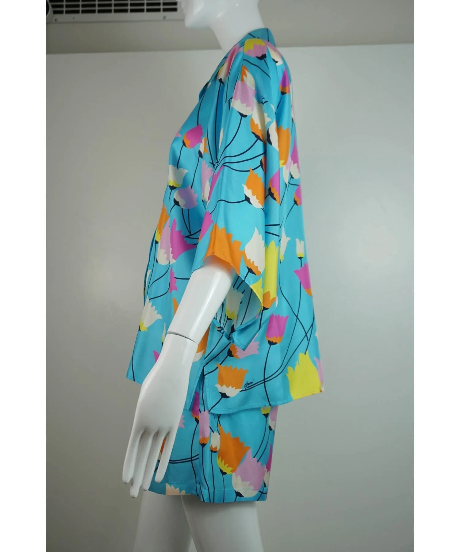 Gucci x Ken Scott Tulip Shirt and Shorts Set