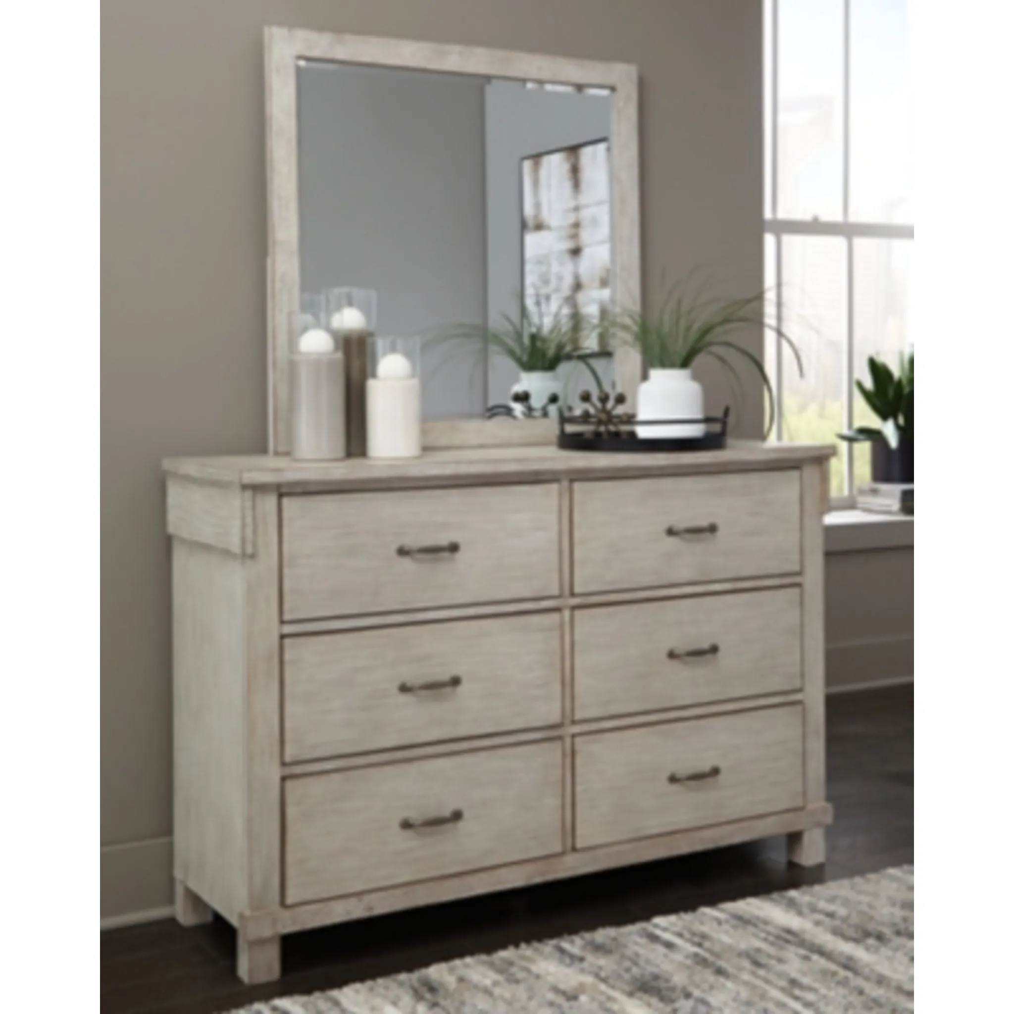 Hollentown Dresser and Mirror