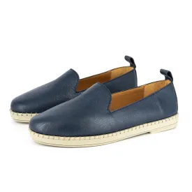 Induduzo : Ladies Leather Shoe in Denim Cayak