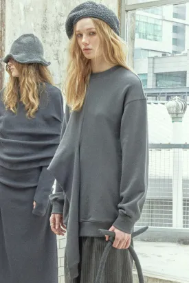 Knotted detail sweatshirt