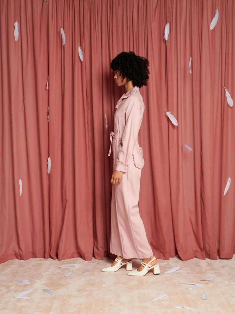 Lovebirds Ruffle Jumpsuit