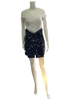 Marissa Webb Skirt Printed Camo Navy W/Tags Size: 6