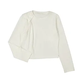 Mayoral Natural L/S T-Shirt Knotted 7007 5108