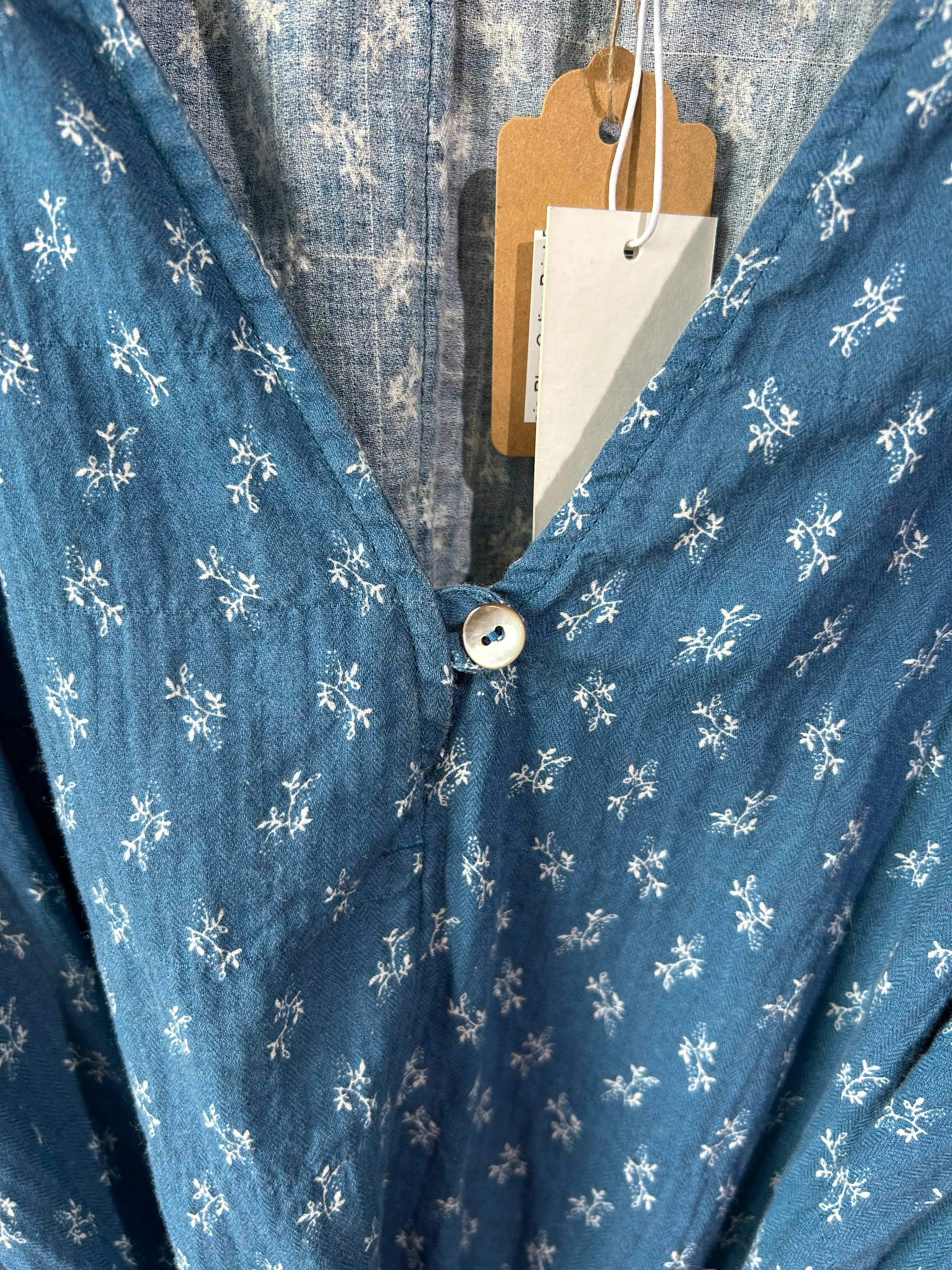 Pietsie Blue Calico Print Dress