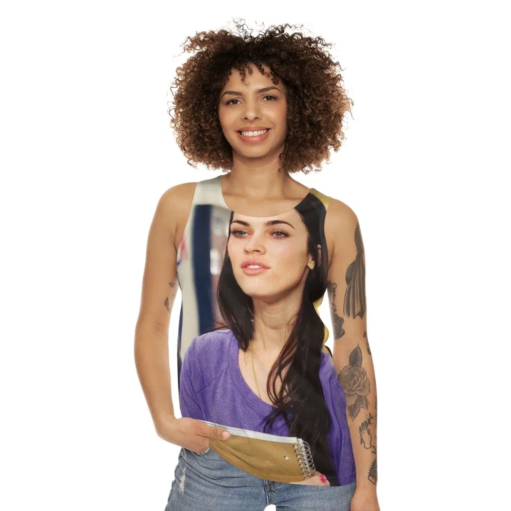 "Unisex 'So Tired' Movie-Inspired Graphic Tank Top"