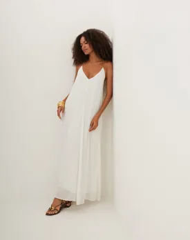 Rebeca Long Dress - Off White