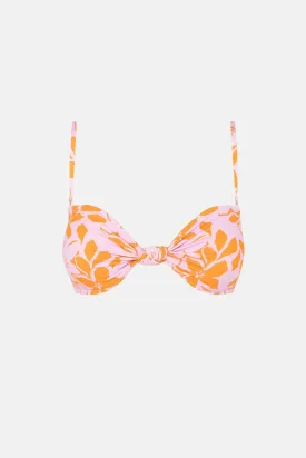 Rhythm Bora Bora Knotted Bandeau Top - PINK