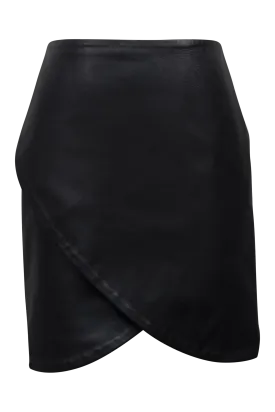 Sebastian Leather Mini Skirt