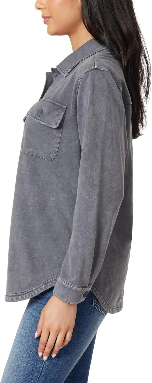 WallFlower Women's Casual Fleece and Plaid Shackets/Jackets Juniors
