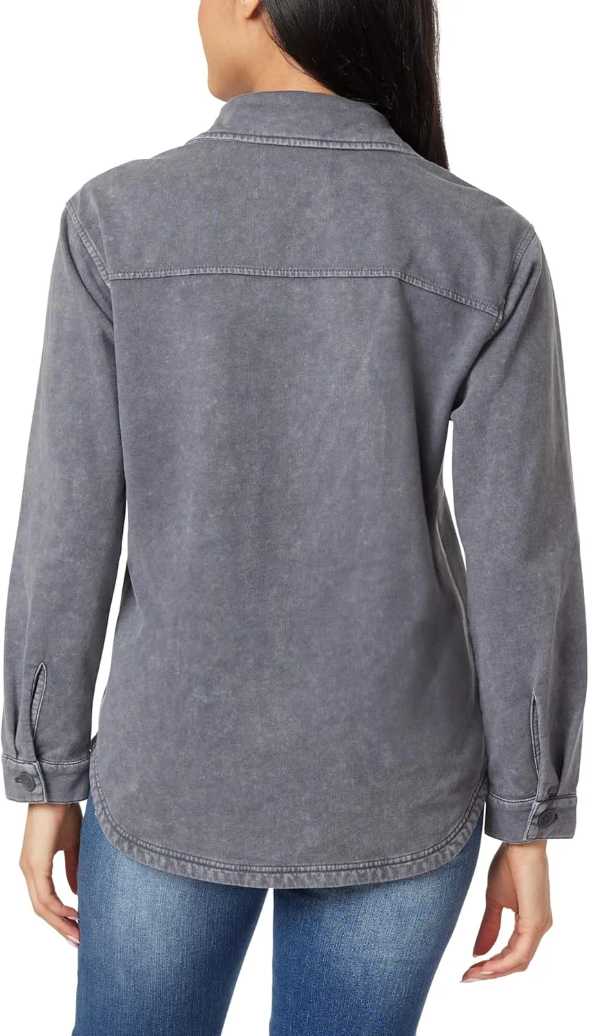WallFlower Women's Casual Fleece and Plaid Shackets/Jackets Juniors