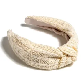 Woven Knotted Headband Natural
